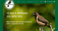 Desktop Screenshot of birdingsouthindia.com